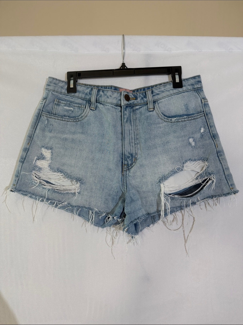 Show Me Your Mumu Jean Shorts Size 29 Distressed High Rise